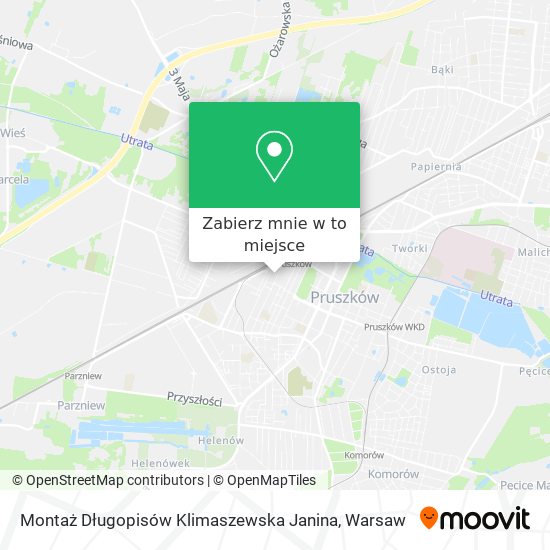 Mapa Montaż Długopisów Klimaszewska Janina