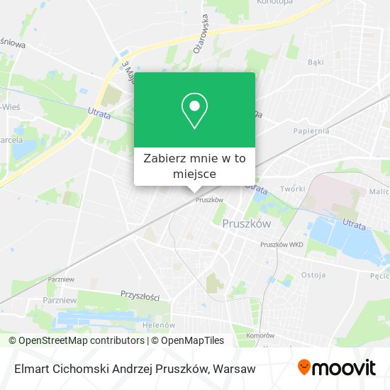 Mapa Elmart Cichomski Andrzej Pruszków