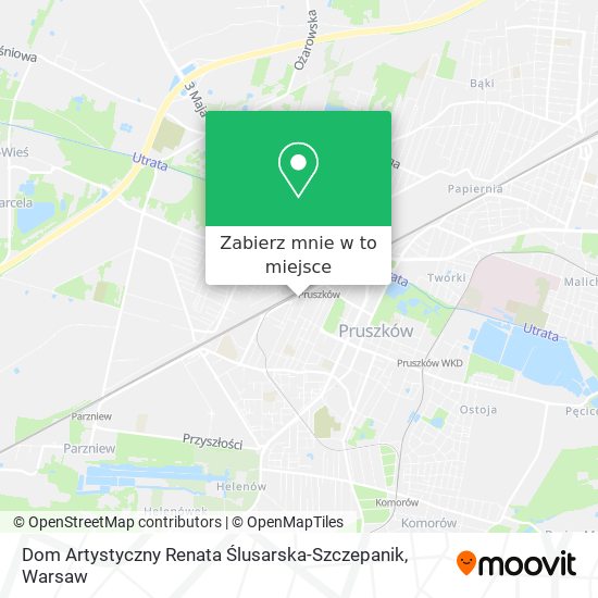 Mapa Dom Artystyczny Renata Ślusarska-Szczepanik