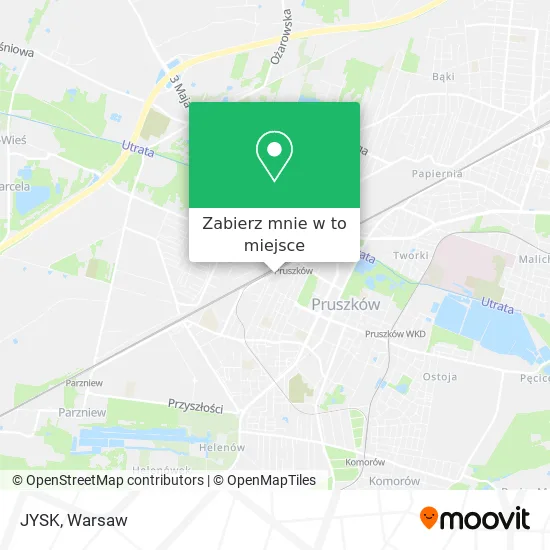 Mapa JYSK