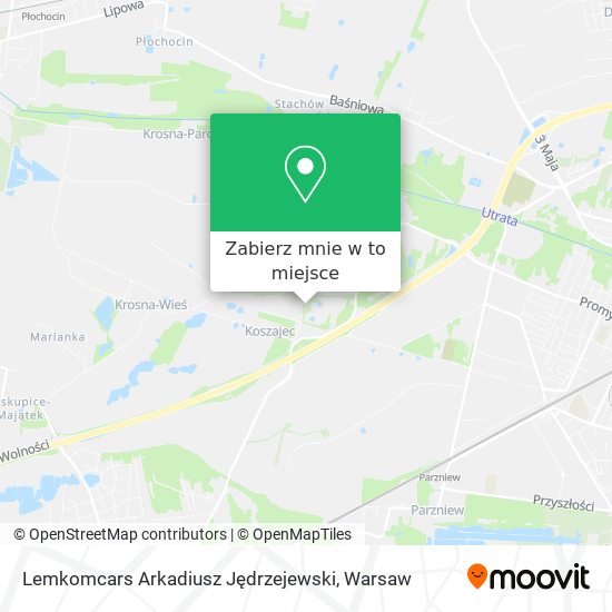 Mapa Lemkomcars Arkadiusz Jędrzejewski