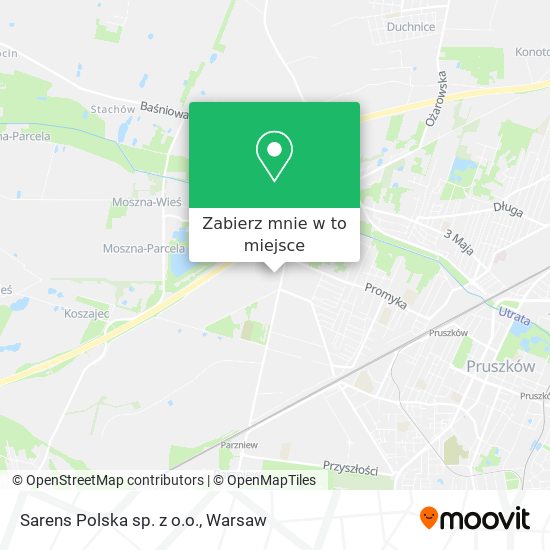 Mapa Sarens Polska sp. z o.o.