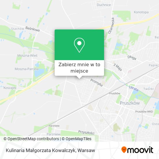 Mapa Kulinaria Małgorzata Kowalczyk