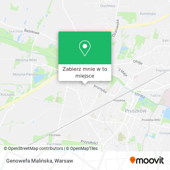 Mapa Genowefa Malińska