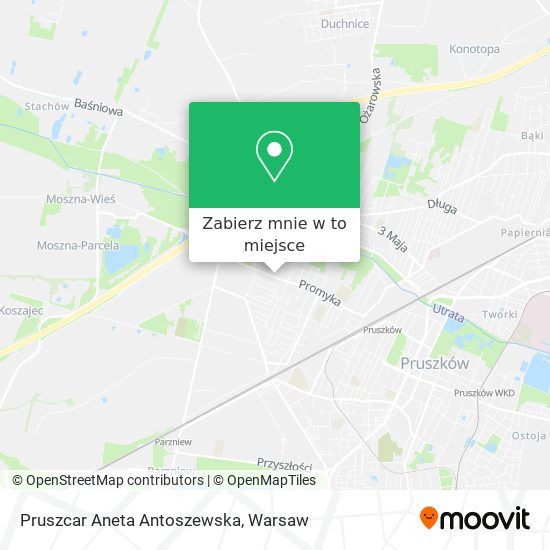 Mapa Pruszcar Aneta Antoszewska