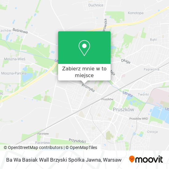 Mapa Ba Wa Basiak Wall Brzyski Spółka Jawna