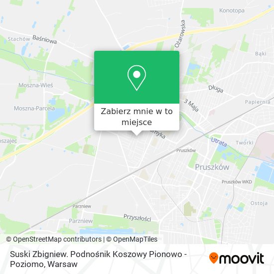 Mapa Suski Zbigniew. Podnośnik Koszowy Pionowo - Poziomo