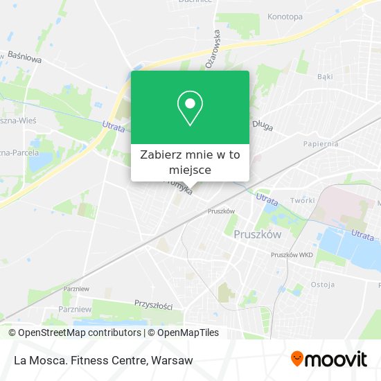 Mapa La Mosca. Fitness Centre