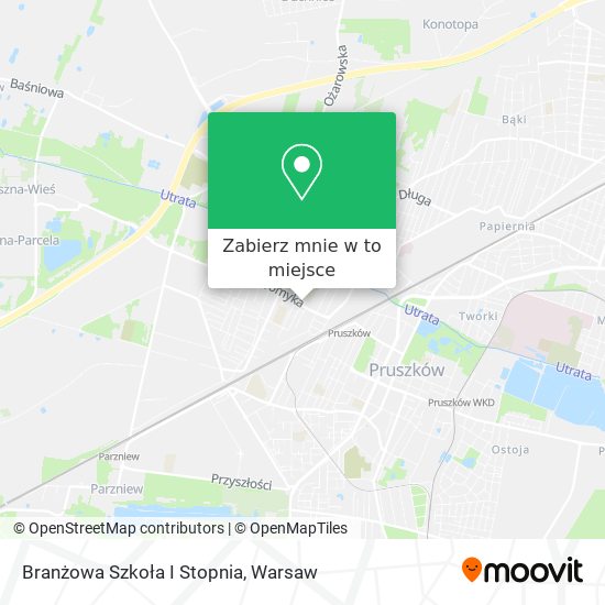 Mapa Branżowa Szkoła I Stopnia