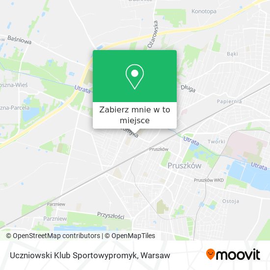 Mapa Uczniowski Klub Sportowypromyk