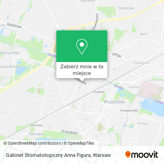 Mapa Gabinet Stomatologiczny Anna Figura