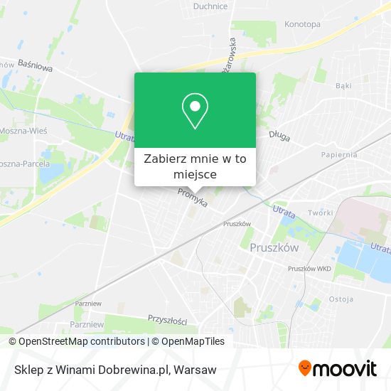 Mapa Sklep z Winami Dobrewina.pl