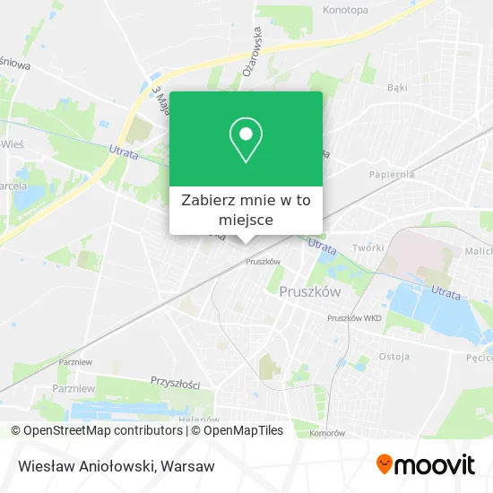 Mapa Wiesław Aniołowski