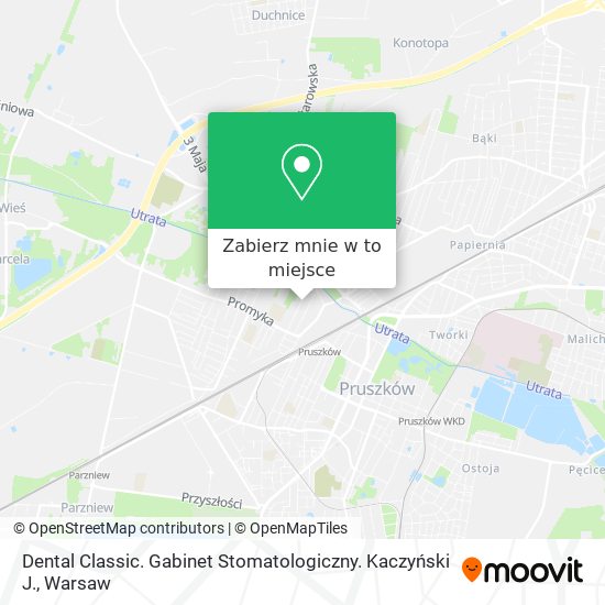 Mapa Dental Classic. Gabinet Stomatologiczny. Kaczyński J.