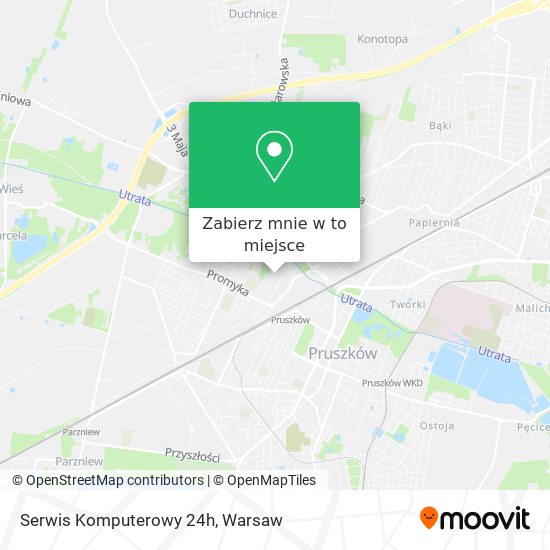 Mapa Serwis Komputerowy 24h