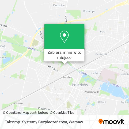 Mapa Talcomp. Systemy Bezpieczeństwa