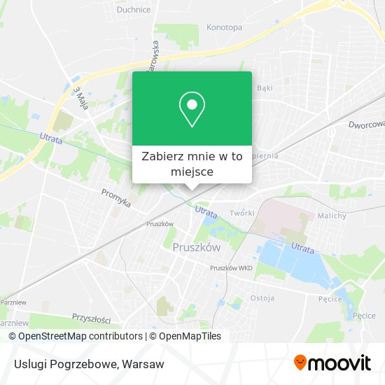 Mapa Uslugi Pogrzebowe