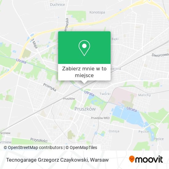 Mapa Tecnogarage Grzegorz Czaykowski