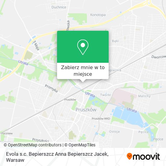 Mapa Evola s.c. Bepierszcz Anna Bepierszcz Jacek