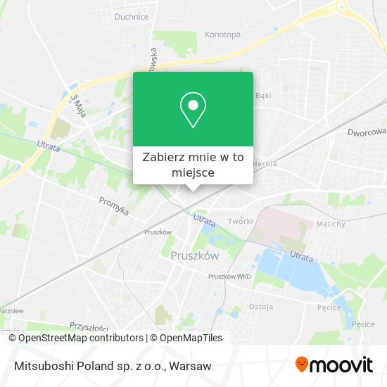 Mapa Mitsuboshi Poland sp. z o.o.