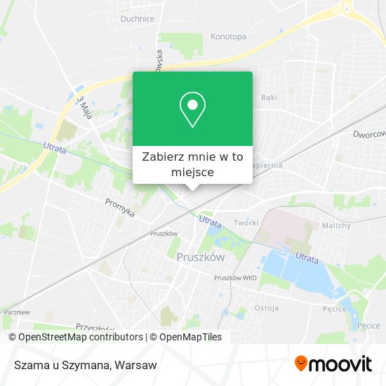 Mapa Szama u Szymana