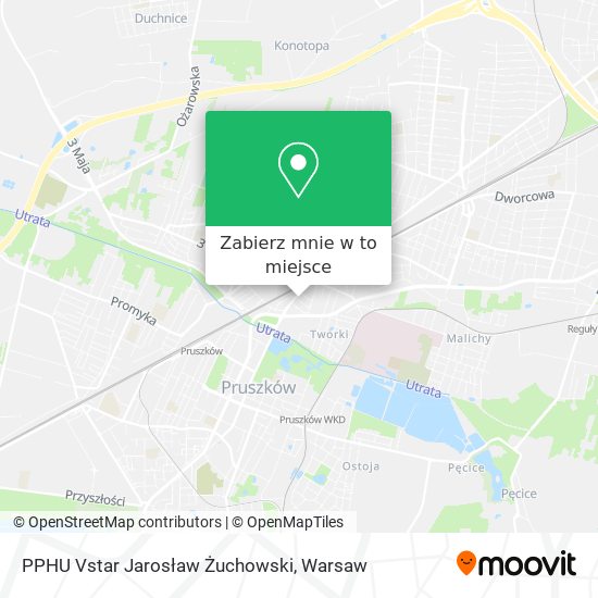 Mapa PPHU Vstar Jarosław Żuchowski