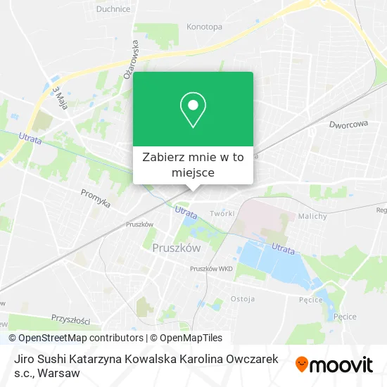 Mapa Jiro Sushi Katarzyna Kowalska Karolina Owczarek s.c.
