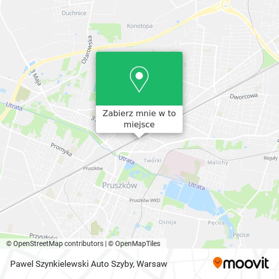 Mapa Pawel Szynkielewski Auto Szyby