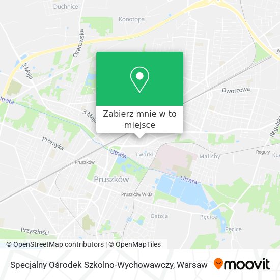 Mapa Specjalny Ośrodek Szkolno-Wychowawczy