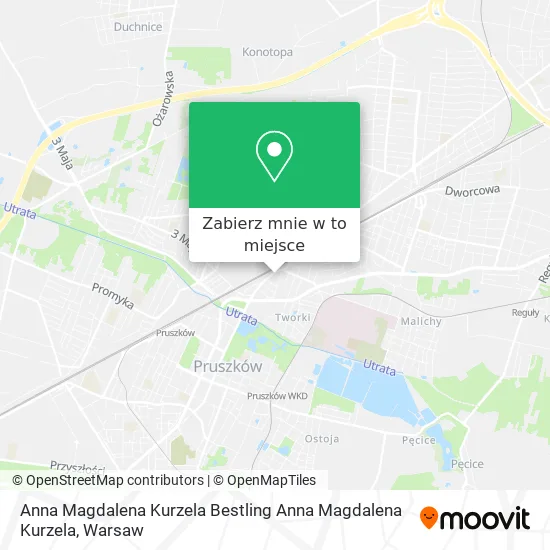 Mapa Anna Magdalena Kurzela Bestling Anna Magdalena Kurzela