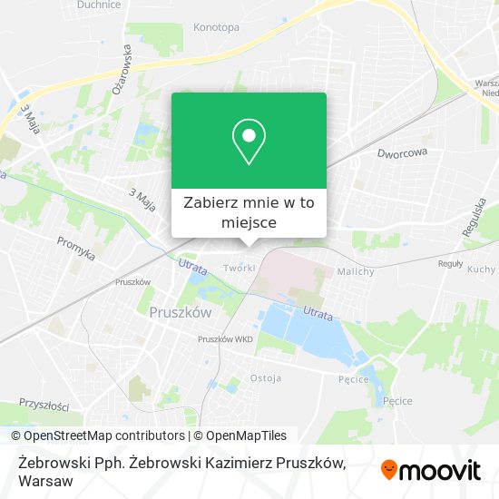 Mapa Żebrowski Pph. Żebrowski Kazimierz Pruszków