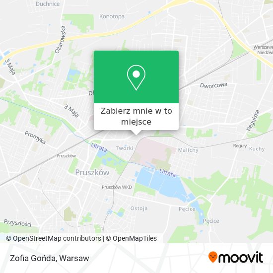 Mapa Zofia Gońda