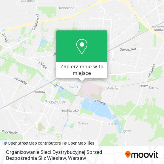 Mapa Organizowanie Sieci Dystrybucyjnej Sprzed Bezpośrednia Śliz Wiesław