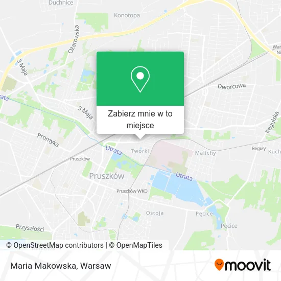 Mapa Maria Makowska