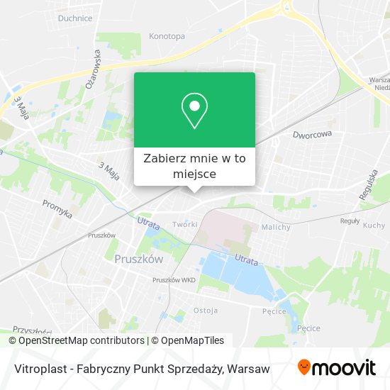 Mapa Vitroplast - Fabryczny Punkt Sprzedaży