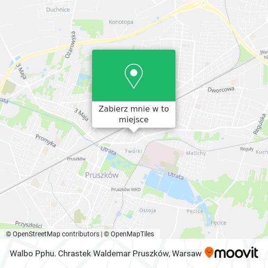 Mapa Walbo Pphu. Chrastek Waldemar Pruszków