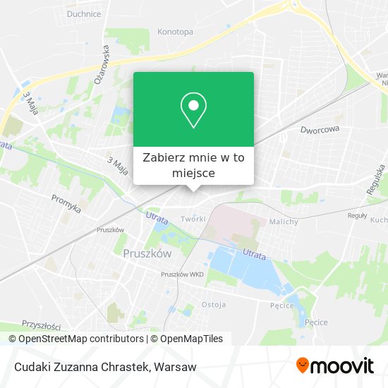 Mapa Cudaki Zuzanna Chrastek