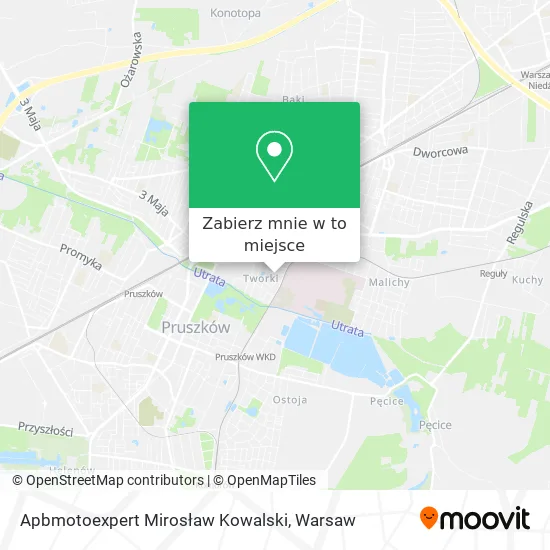 Mapa Apbmotoexpert Mirosław Kowalski