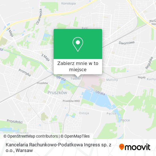 Mapa Kancelaria Rachunkowo-Podatkowa Ingress sp. z o.o.