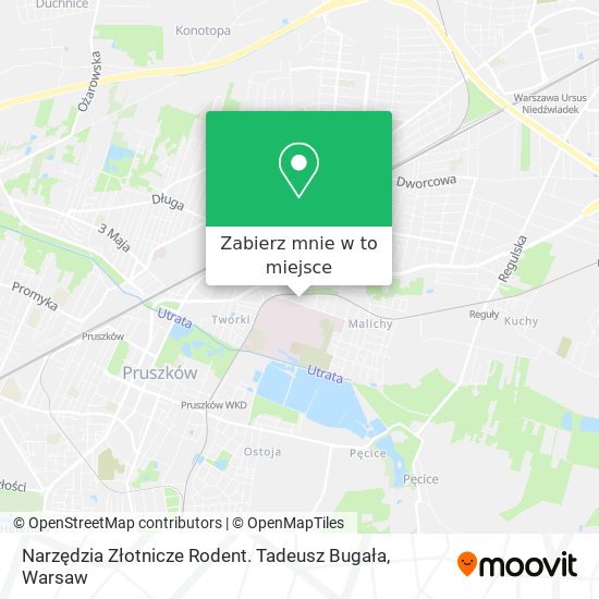 Mapa Narzędzia Złotnicze Rodent. Tadeusz Bugała