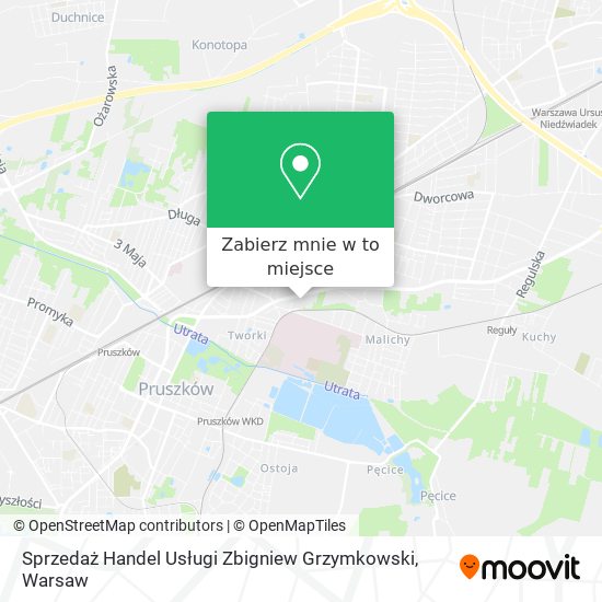 Mapa Sprzedaż Handel Usługi Zbigniew Grzymkowski