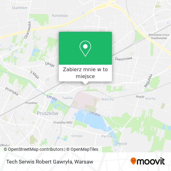 Mapa Tech Serwis Robert Gawryła