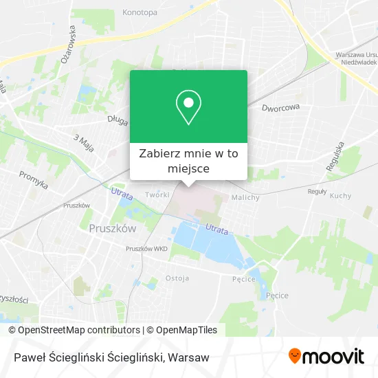 Mapa Paweł Ściegliński Ściegliński