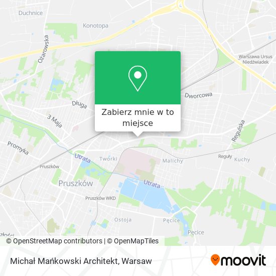 Mapa Michał Mańkowski Architekt