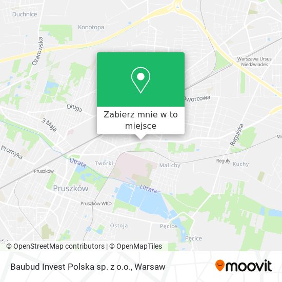 Mapa Baubud Invest Polska sp. z o.o.