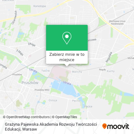 Mapa Grażyna Pajewska Akademia Rozwoju Twórczości Edukacji