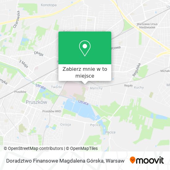 Mapa Doradztwo Finansowe Magdalena Górska