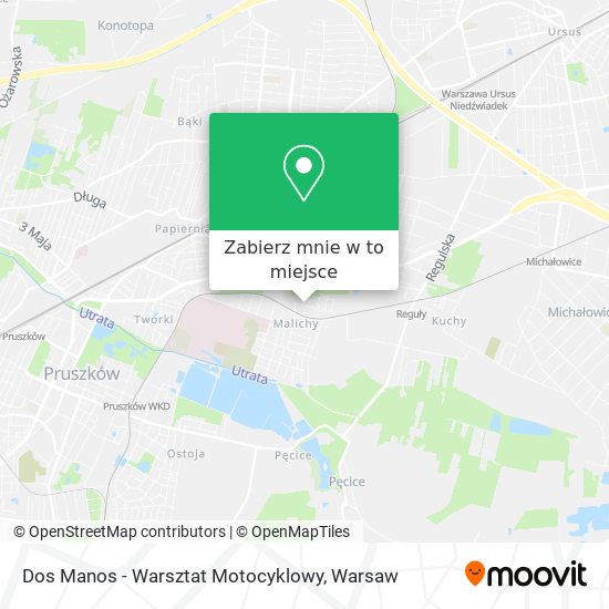 Mapa Dos Manos - Warsztat Motocyklowy