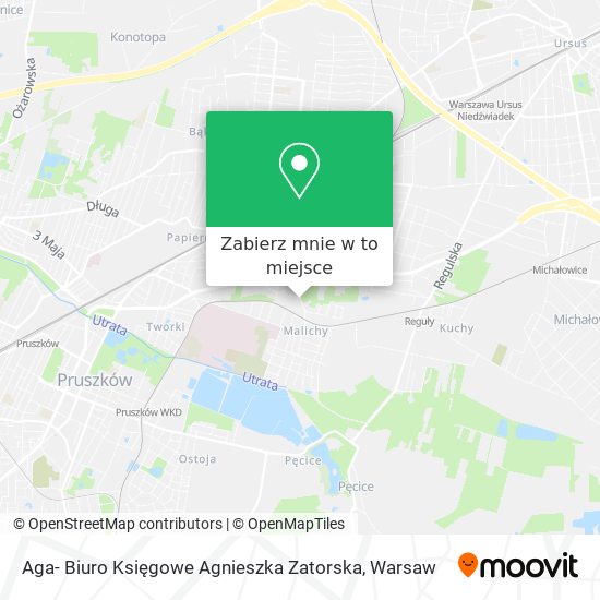 Mapa Aga- Biuro Księgowe Agnieszka Zatorska