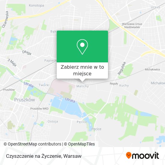 Mapa Czyszczenie na Życzenie